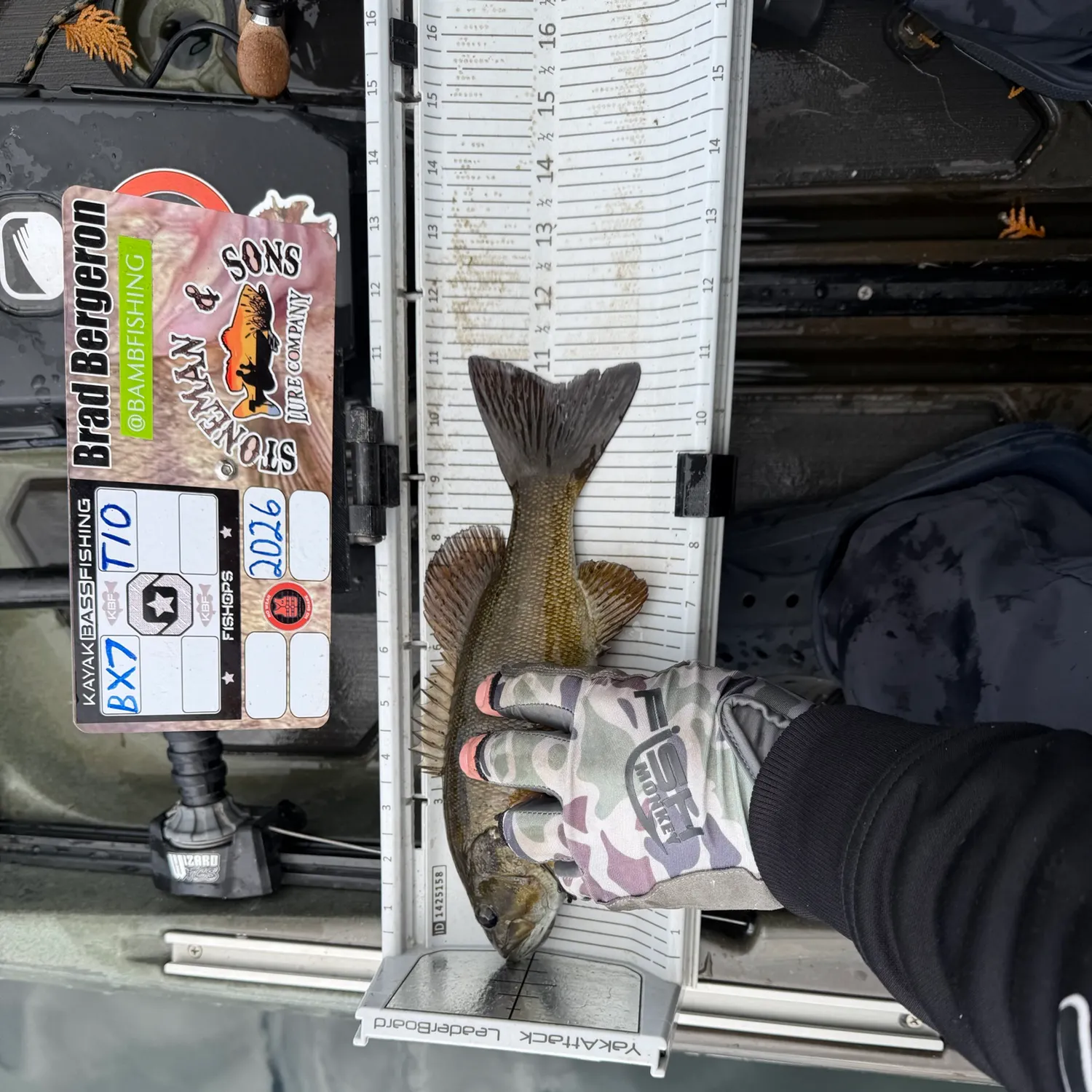 Smallmouth bass caught on Fishbrain