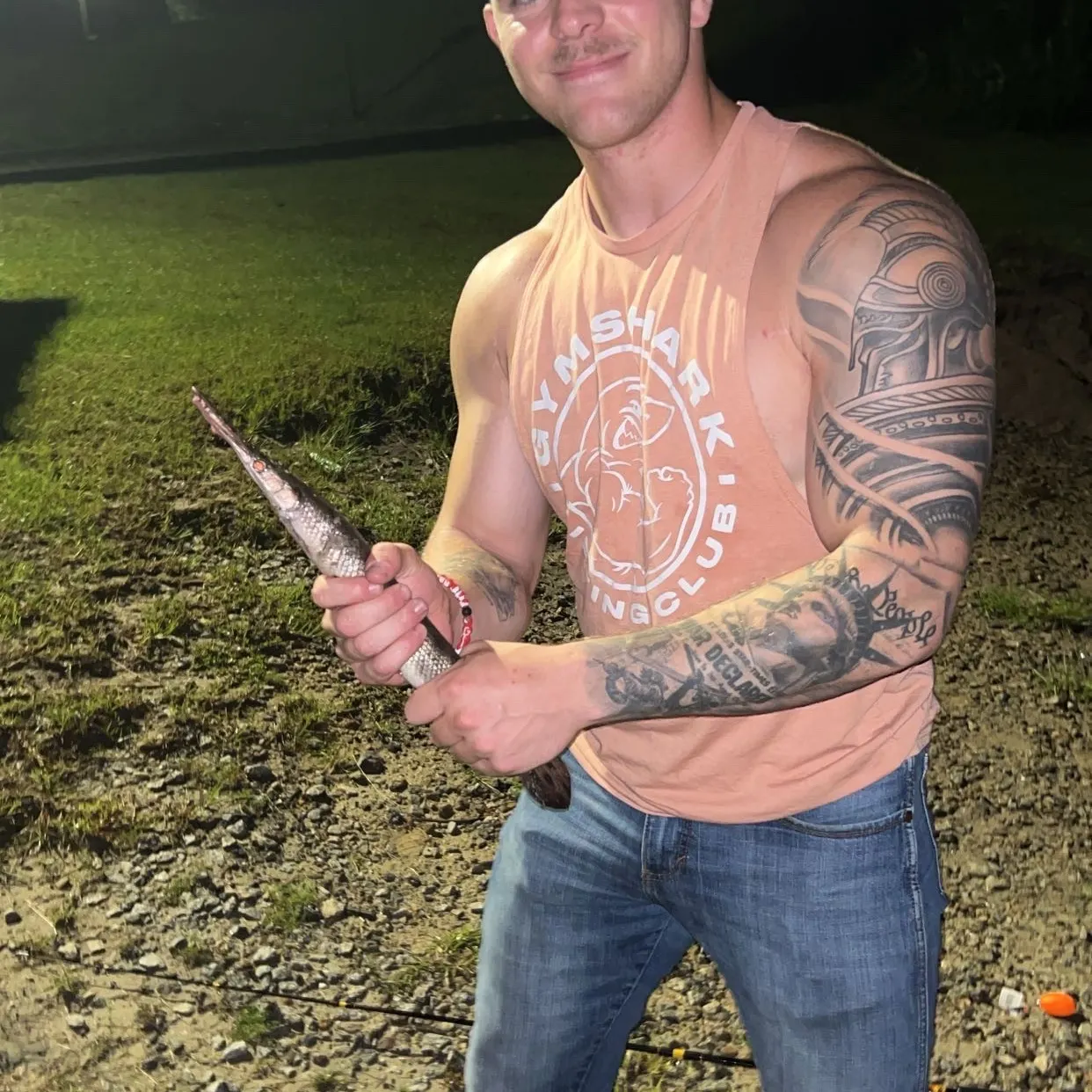 Spotted gar caught on Fishbrain