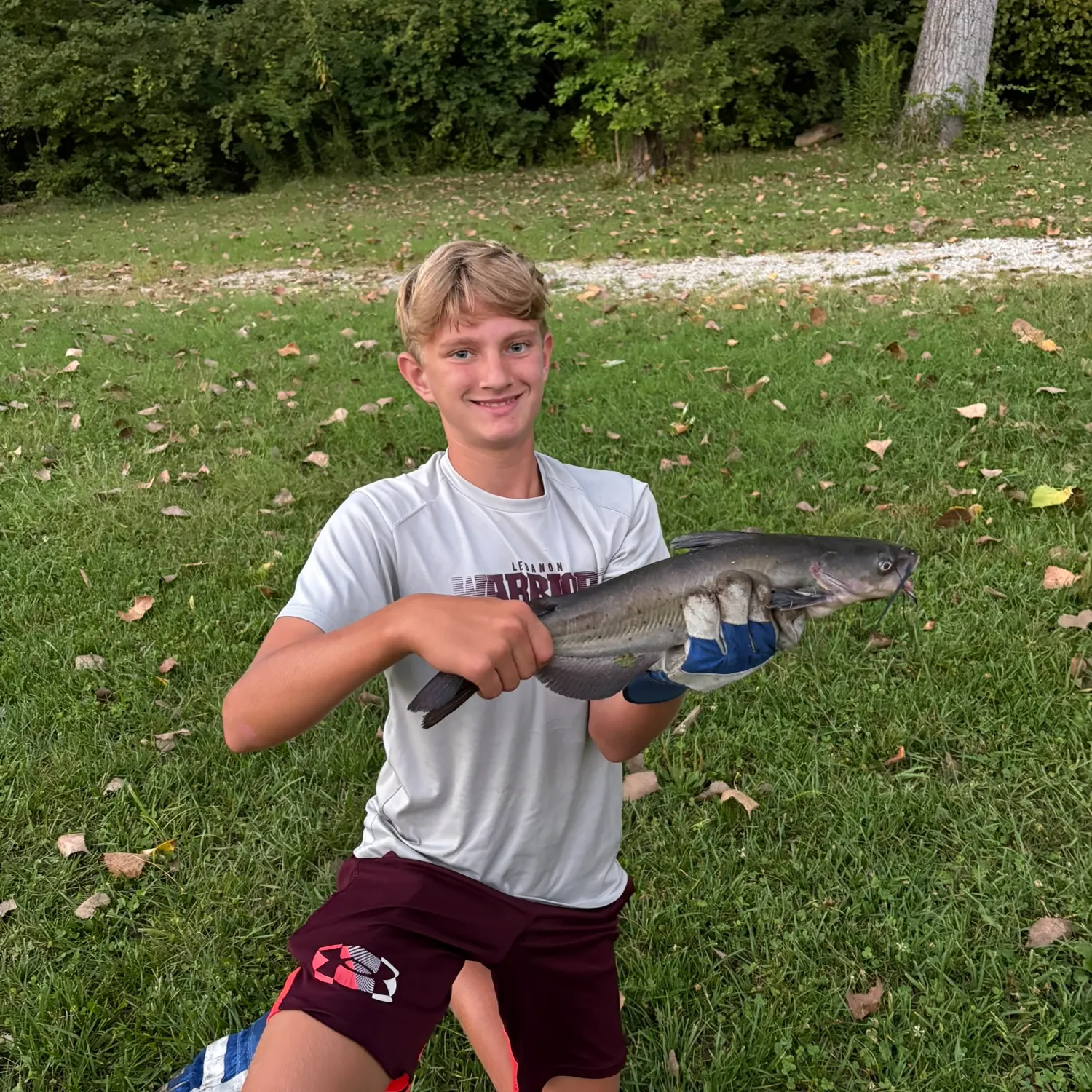 Channel catfish caught on Fishbrain
