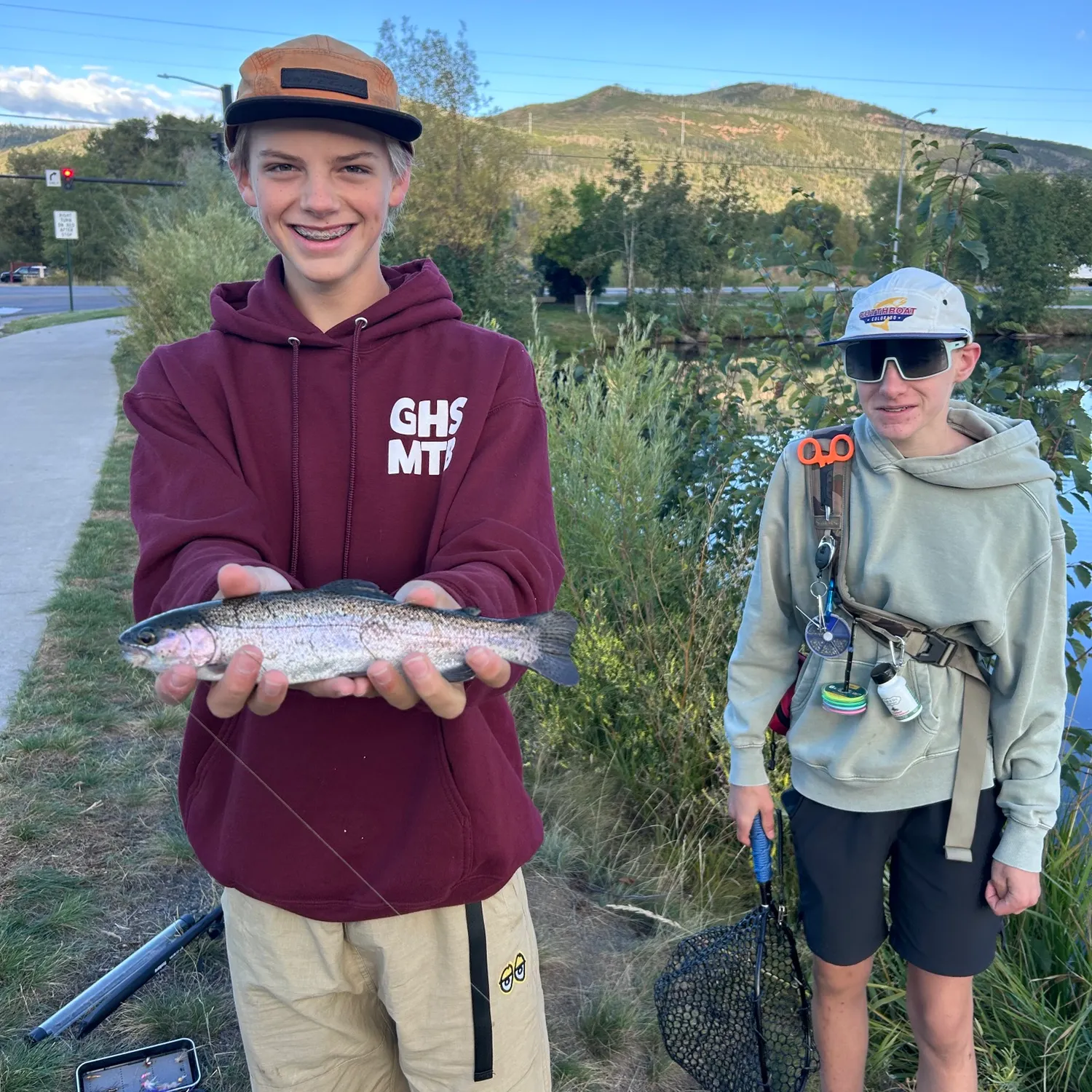 Rainbow trout caught on Fishbrain