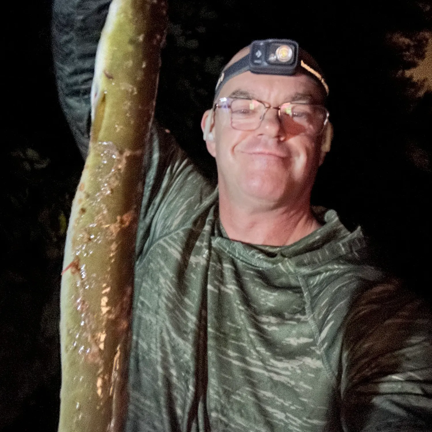 American eel caught on Fishbrain