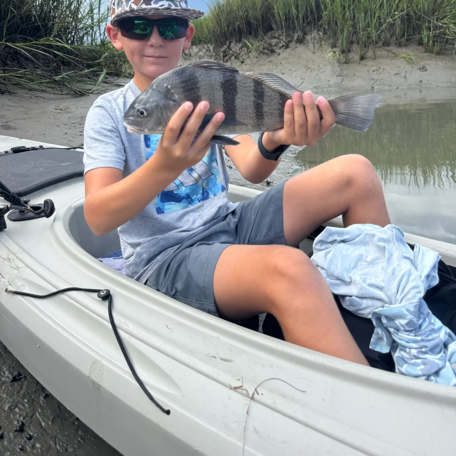 Black drum caught on Fishbrain