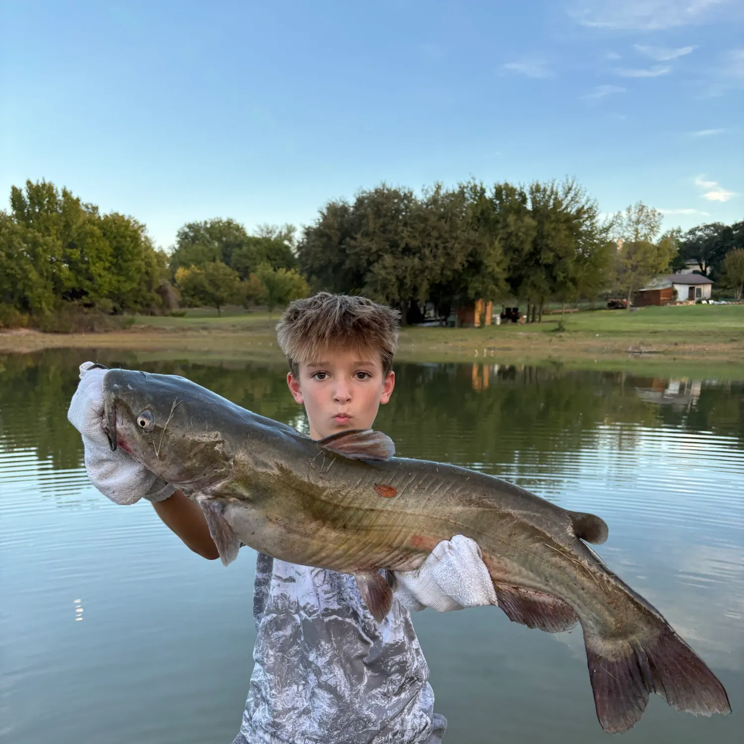 Channel catfish caught on Fishbrain