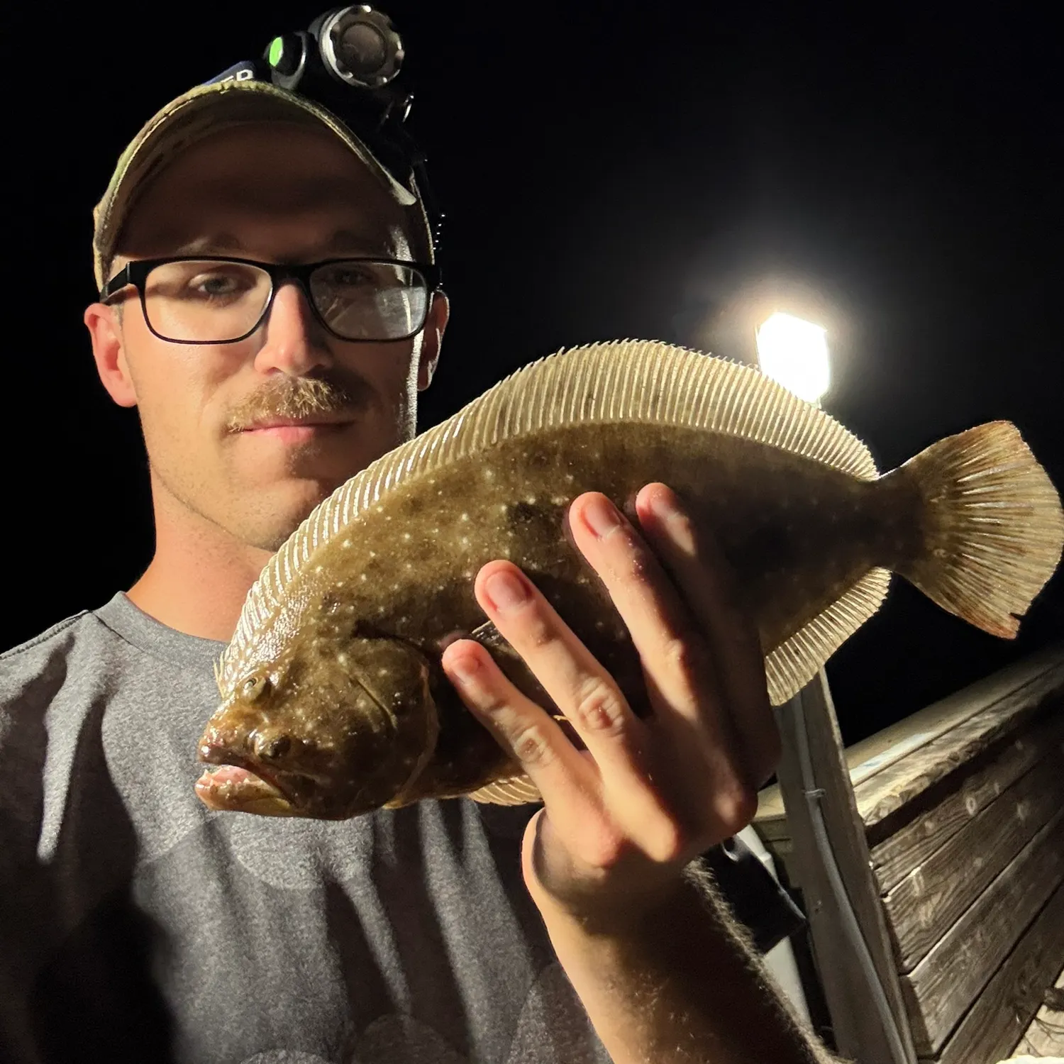 Gulf flounder caught on Fishbrain