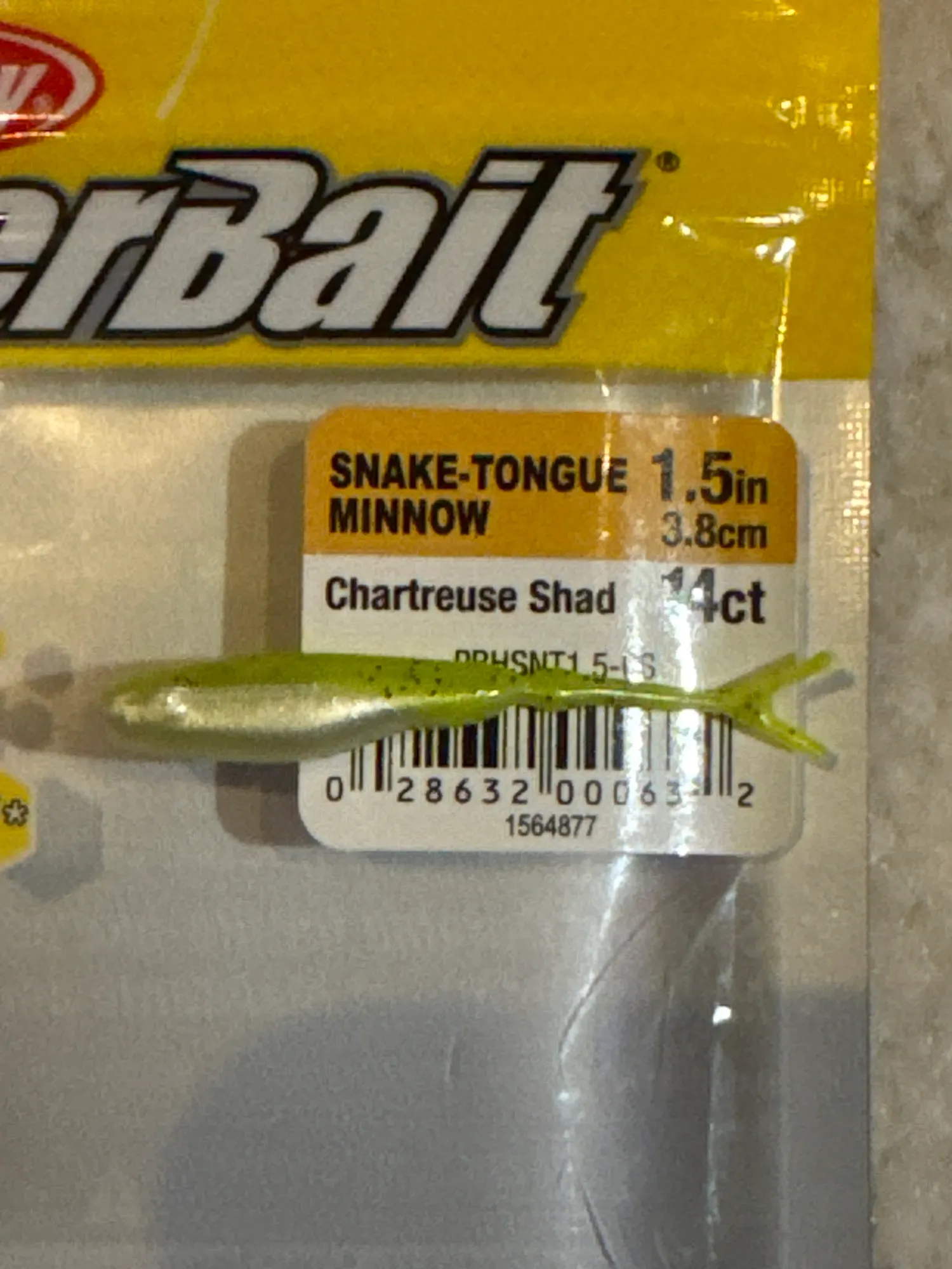 Powerbait Snake-Tongue Minnow 1.5"