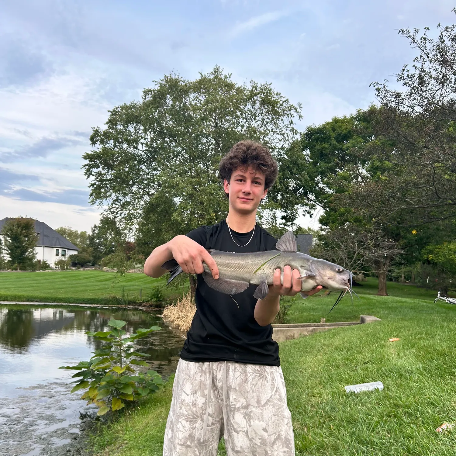 Channel catfish caught on Fishbrain