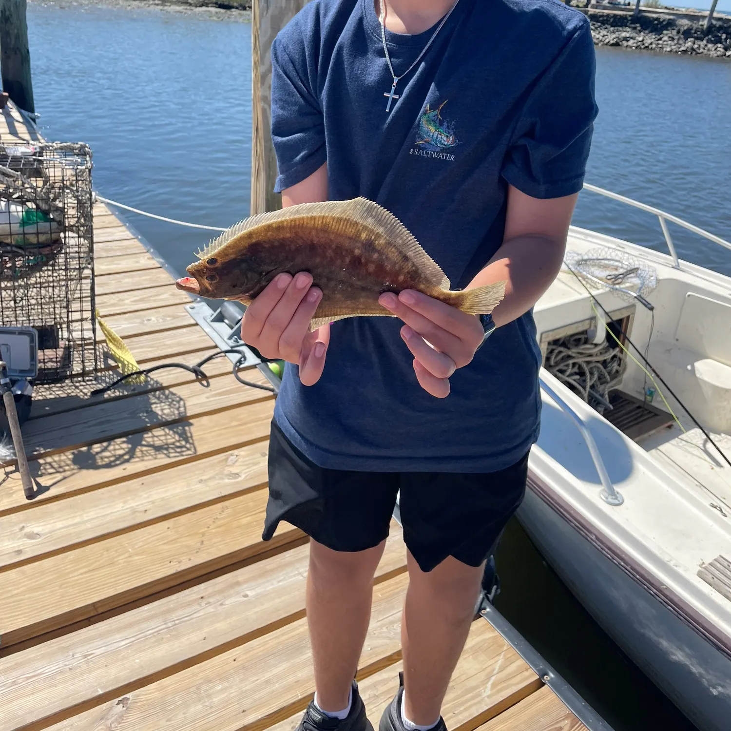 Summer flounder caught on Fishbrain