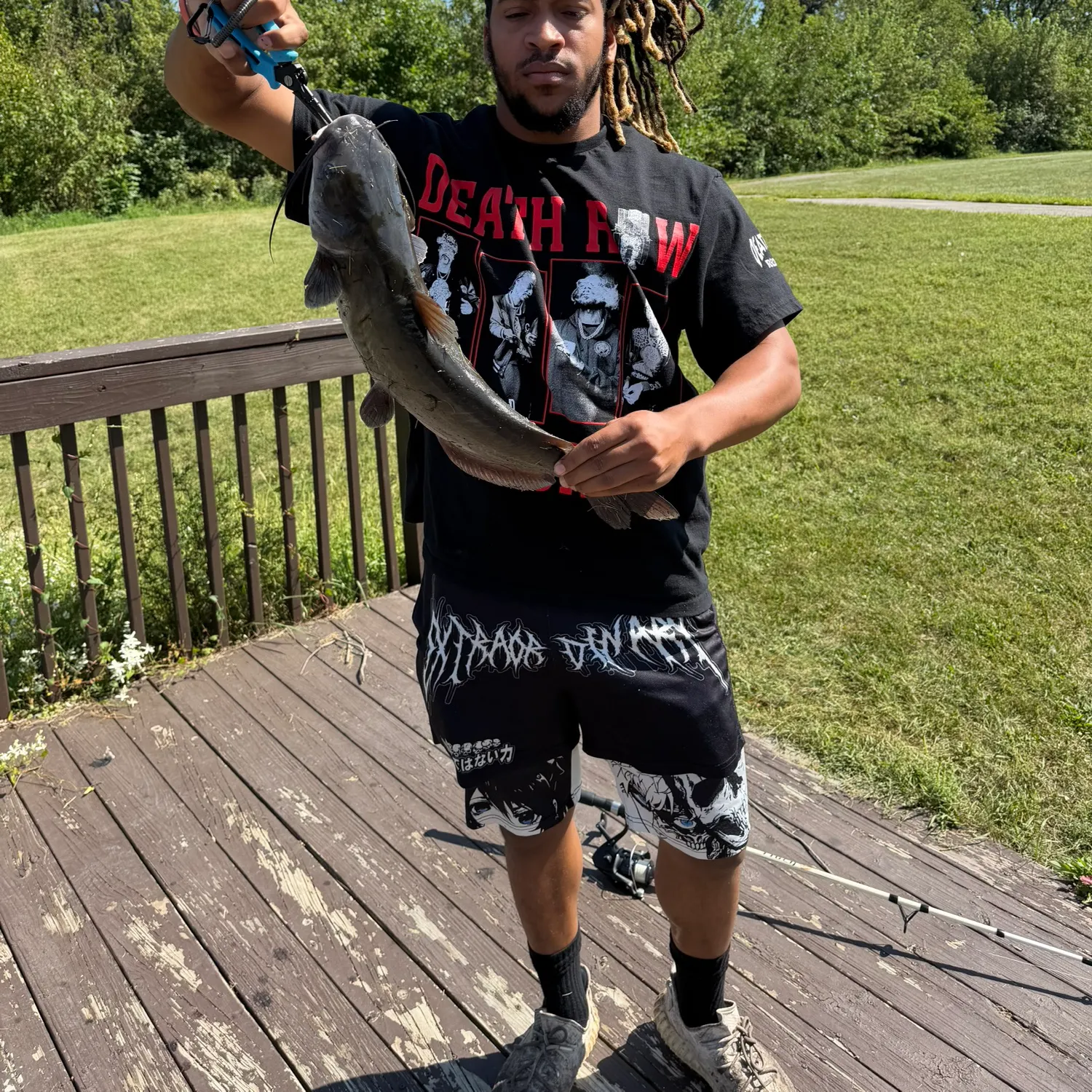 Channel catfish caught on Fishbrain
