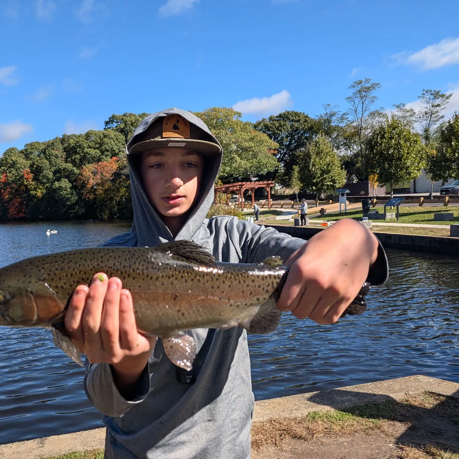 Rainbow trout caught on Fishbrain