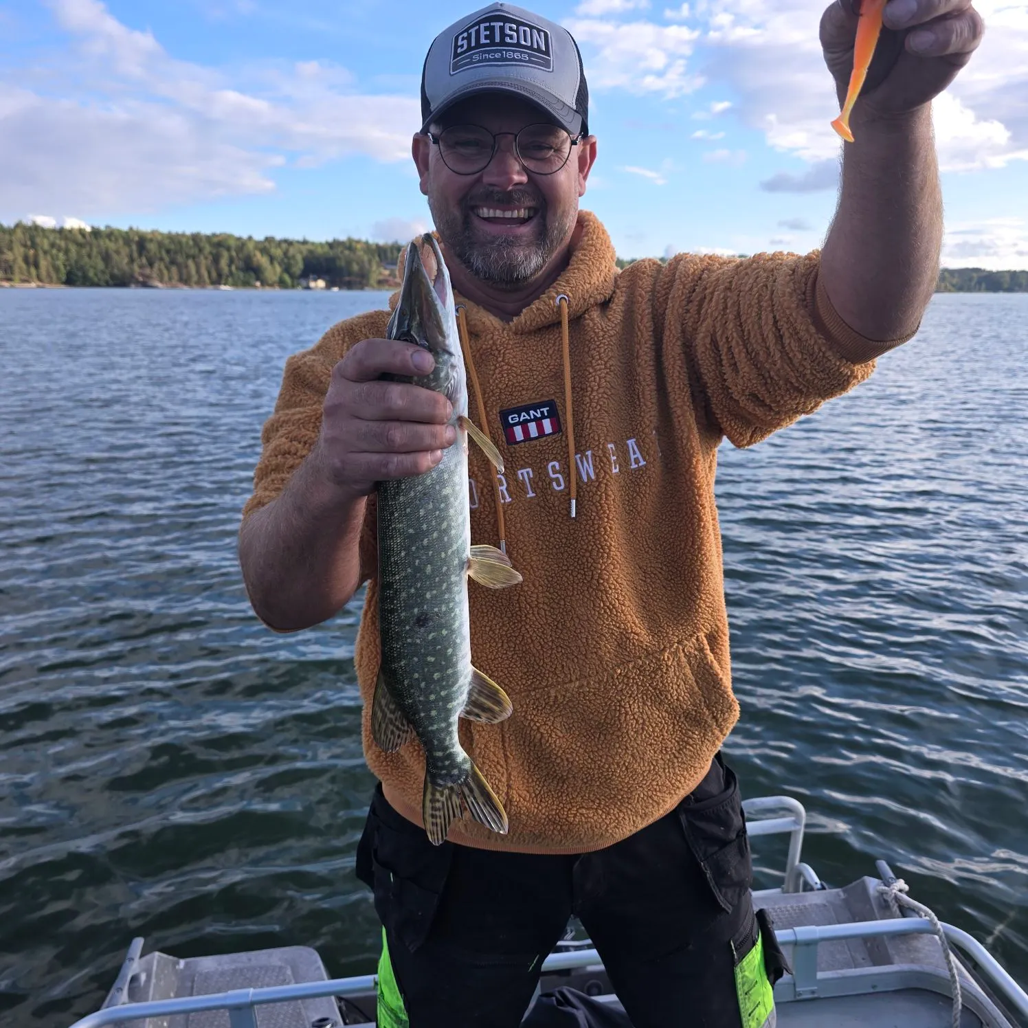 Northern pike caught on Fishbrain