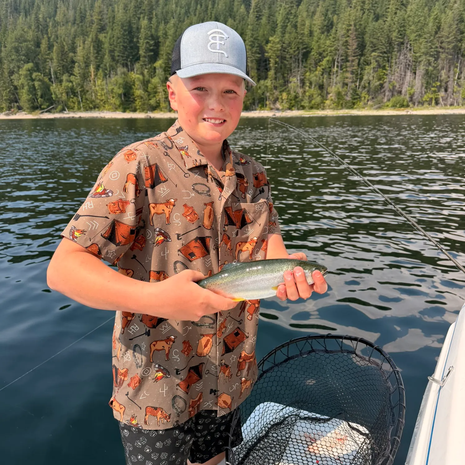Rainbow trout caught on Fishbrain