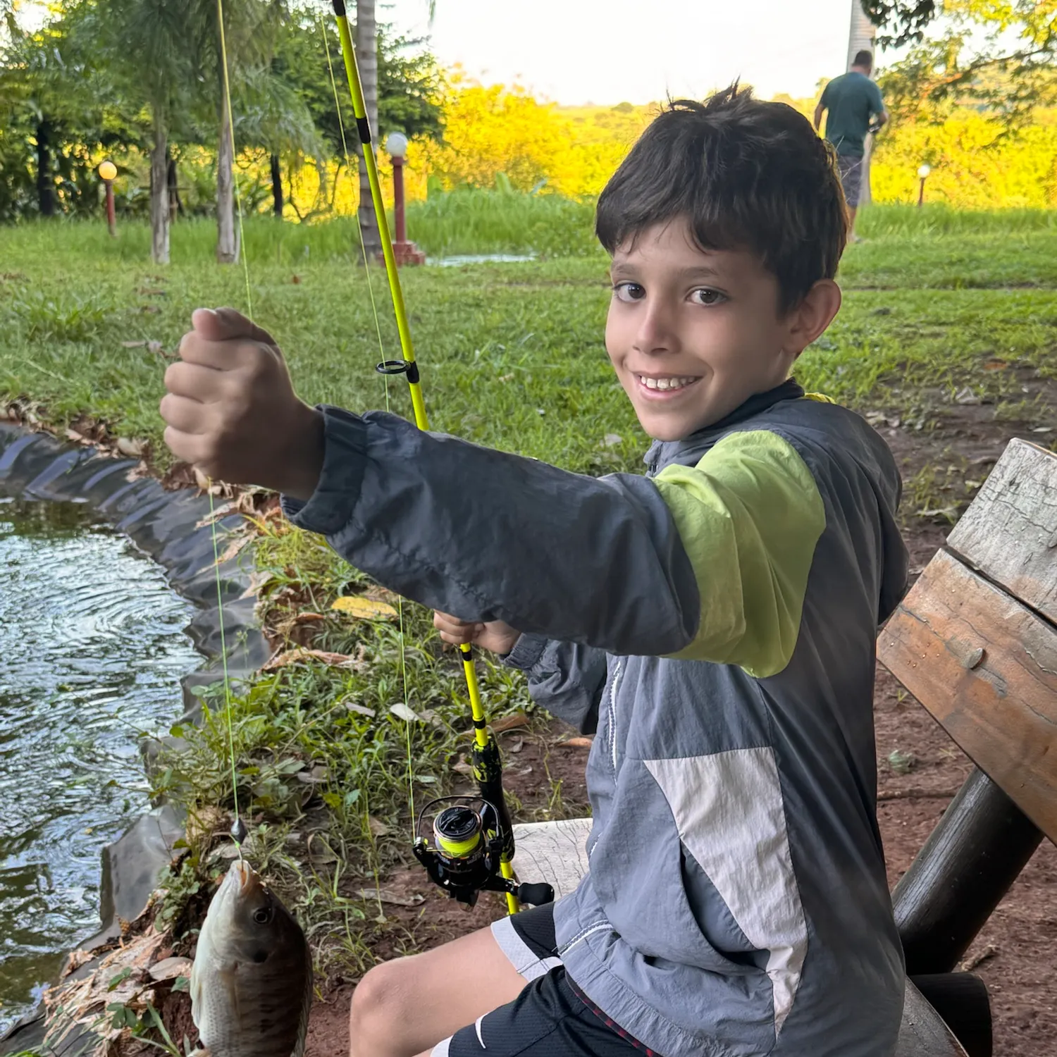 Redbreast tilapia caught on Fishbrain