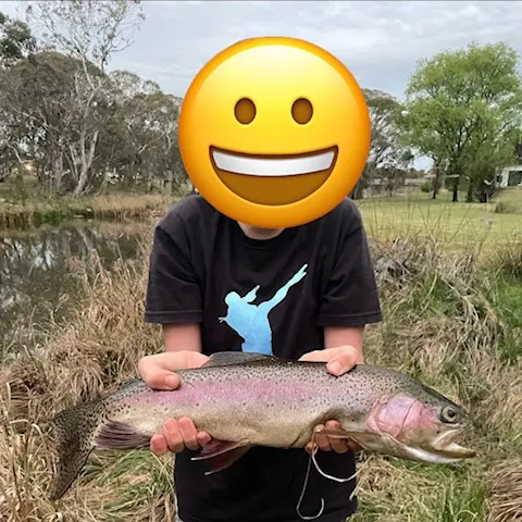 Rainbow trout caught on Fishbrain