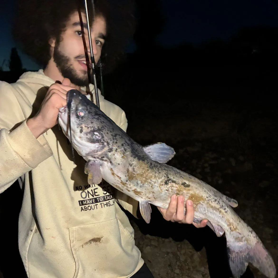 Channel catfish caught on Fishbrain