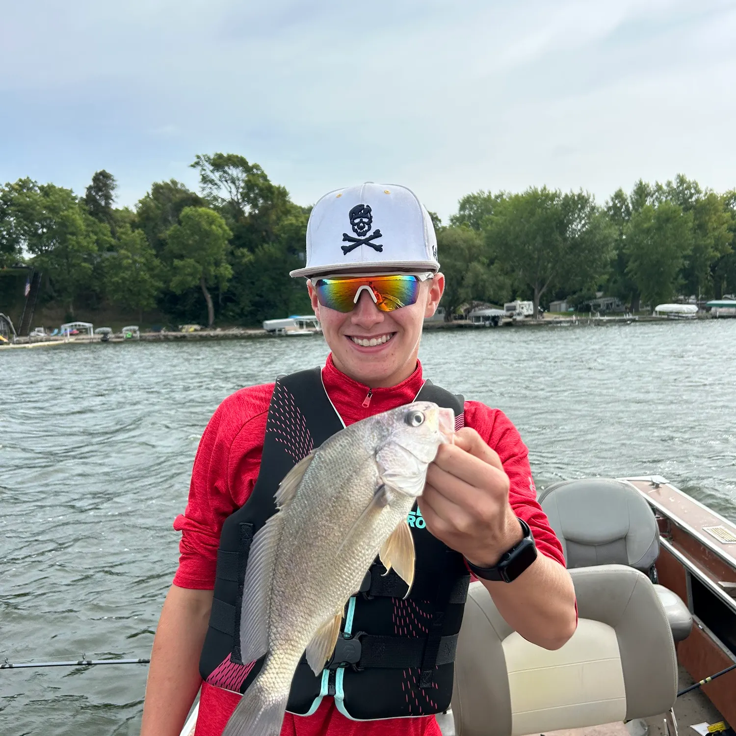 Freshwater drum caught on Fishbrain