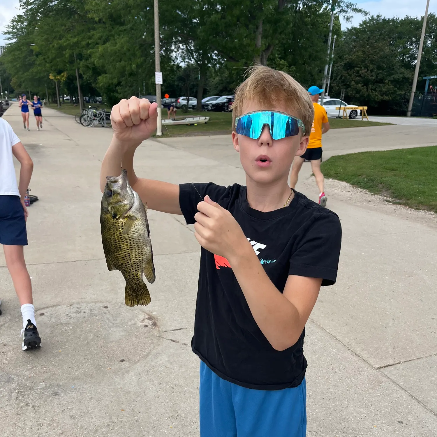 Rock bass caught on Fishbrain