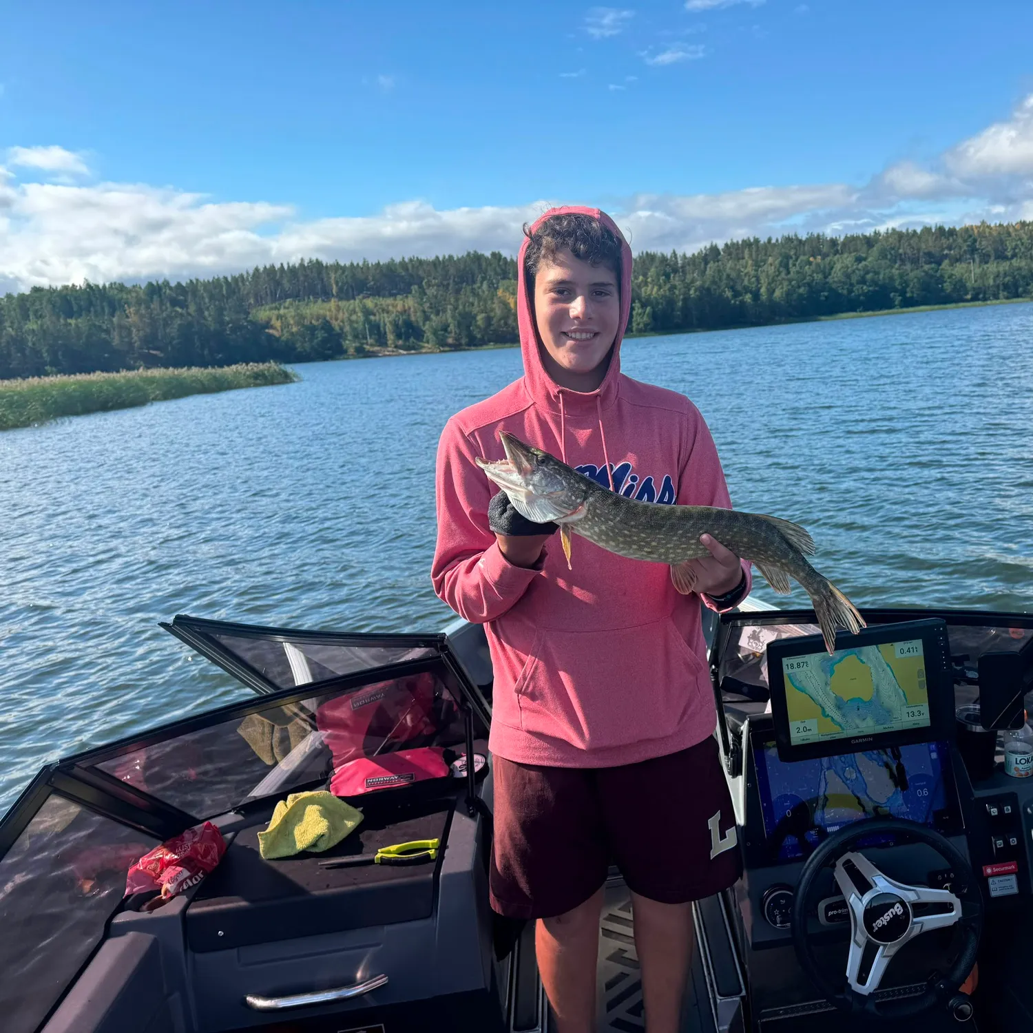 Northern pike caught on Fishbrain
