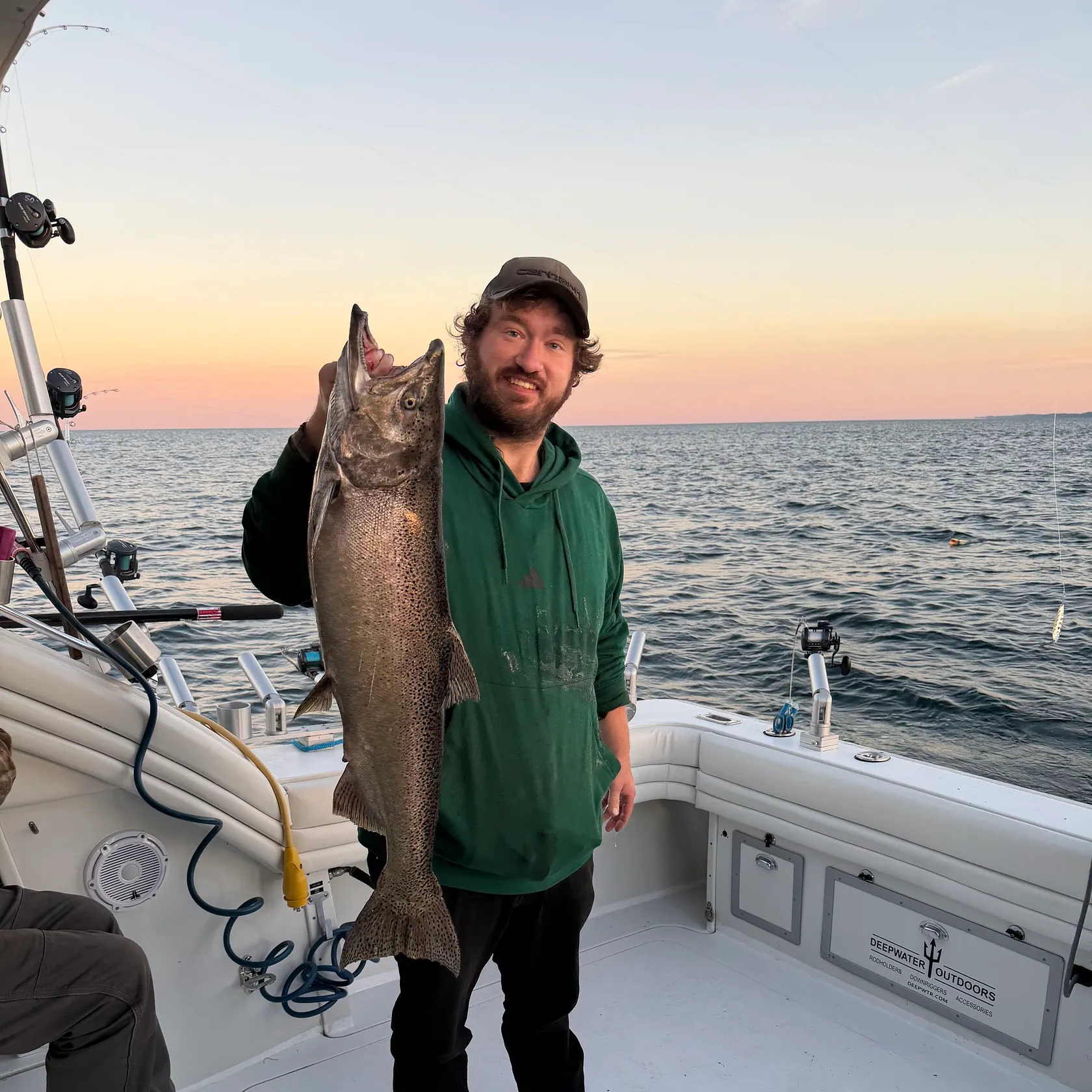 Chinook salmon caught on Fishbrain