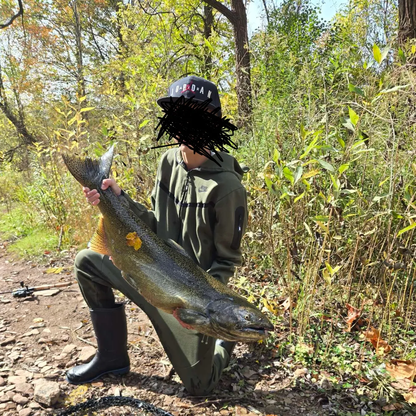 Chinook salmon caught on Fishbrain
