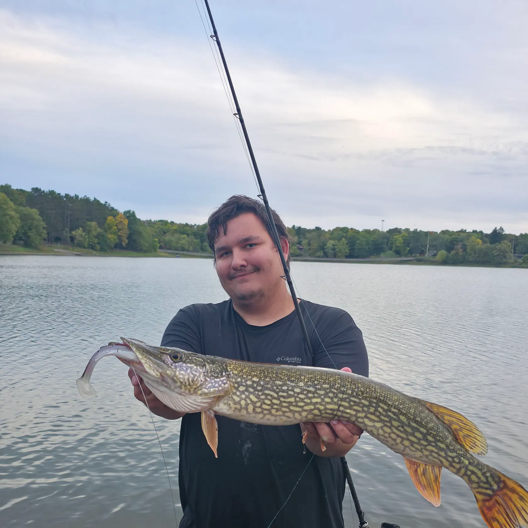 Northern pike caught on Fishbrain