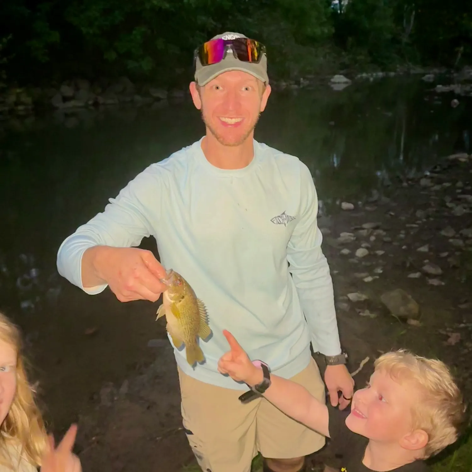 Rock bass caught on Fishbrain