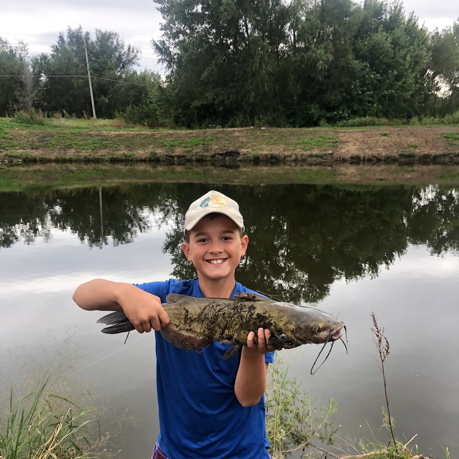 Channel catfish caught on Fishbrain