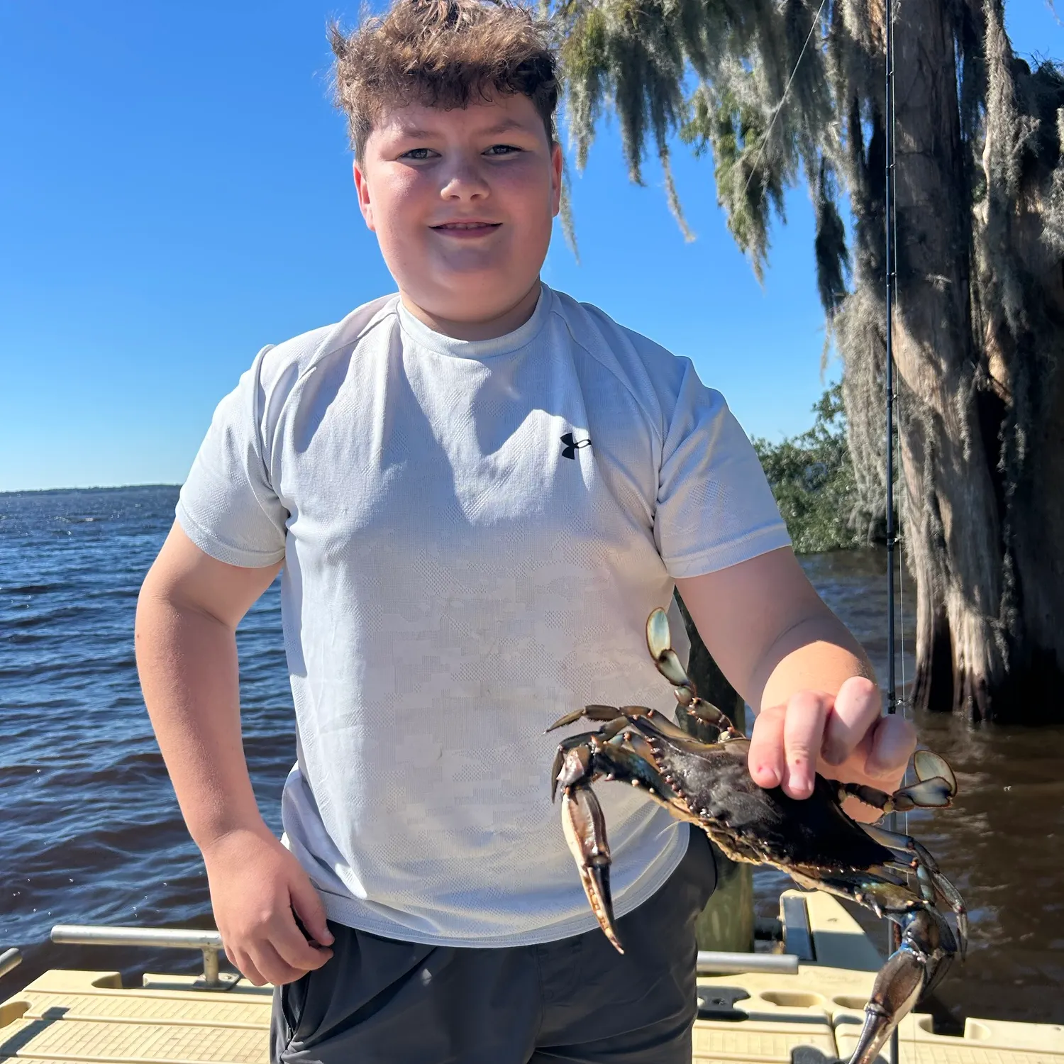 Blue crab caught on Fishbrain