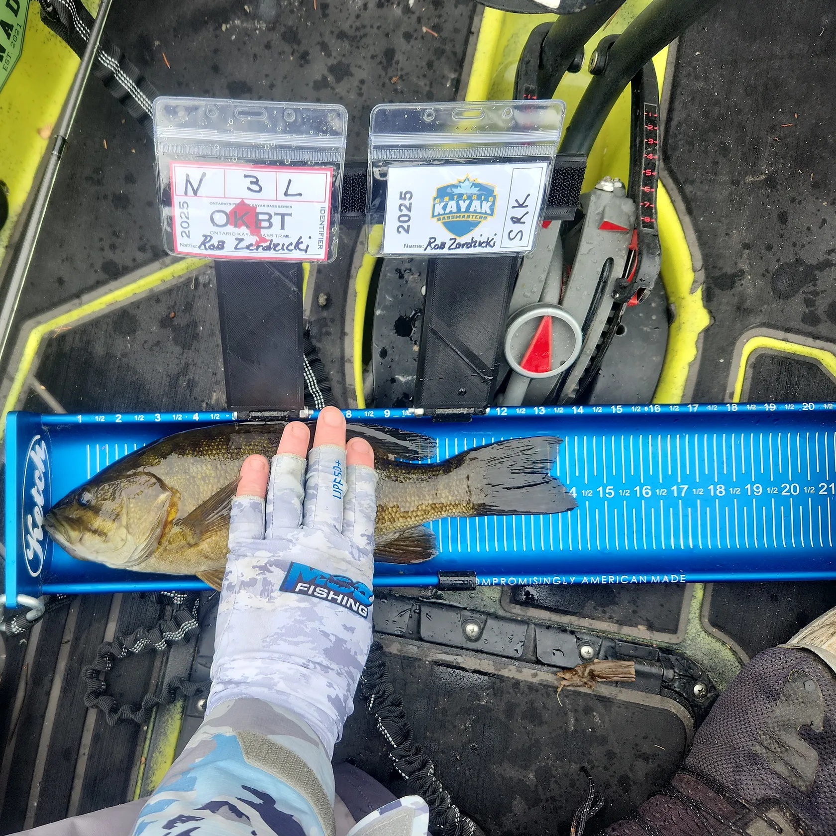 recently logged catches