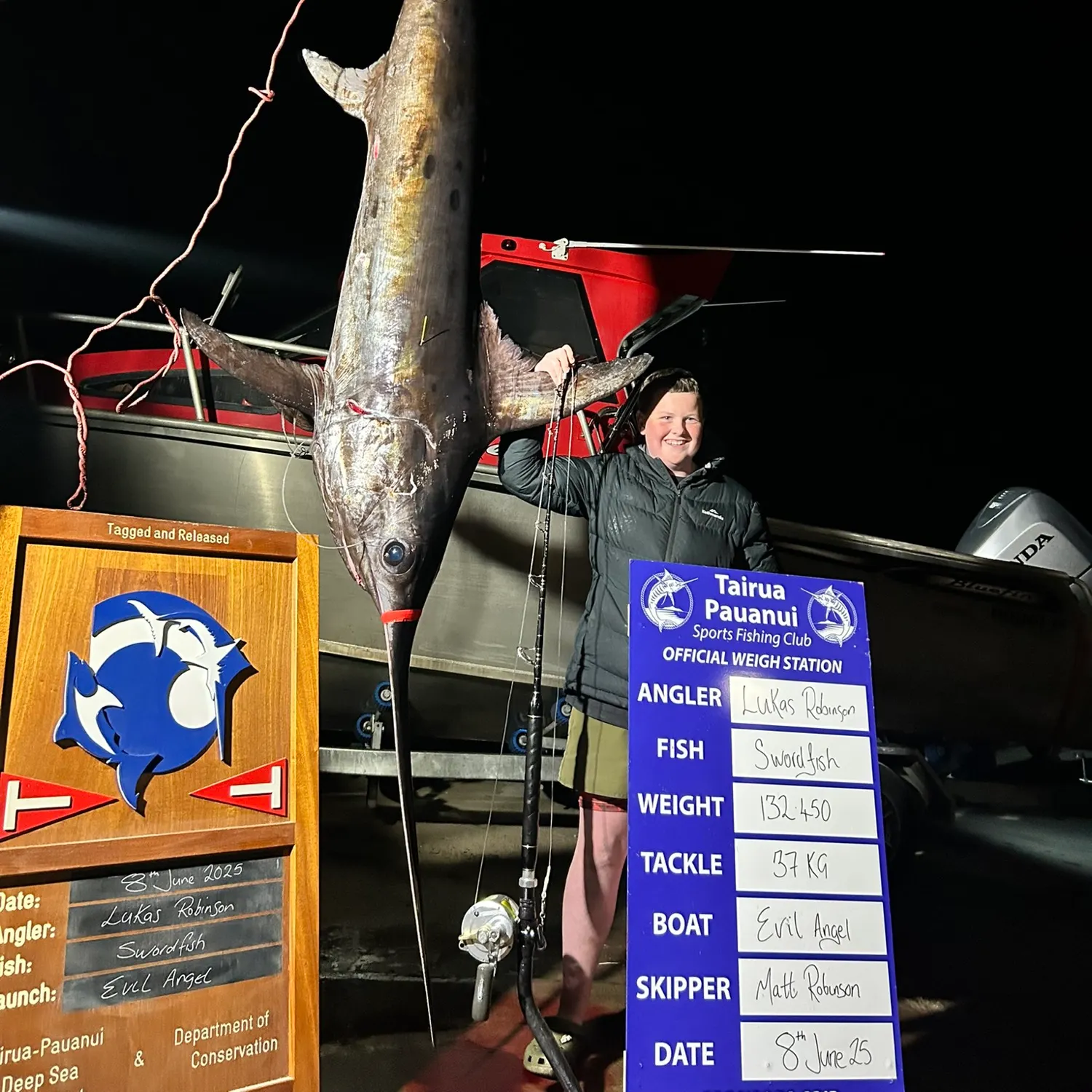 recently logged catches