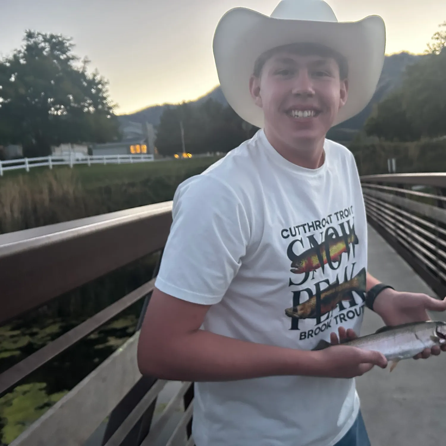 Rainbow trout caught on Fishbrain
