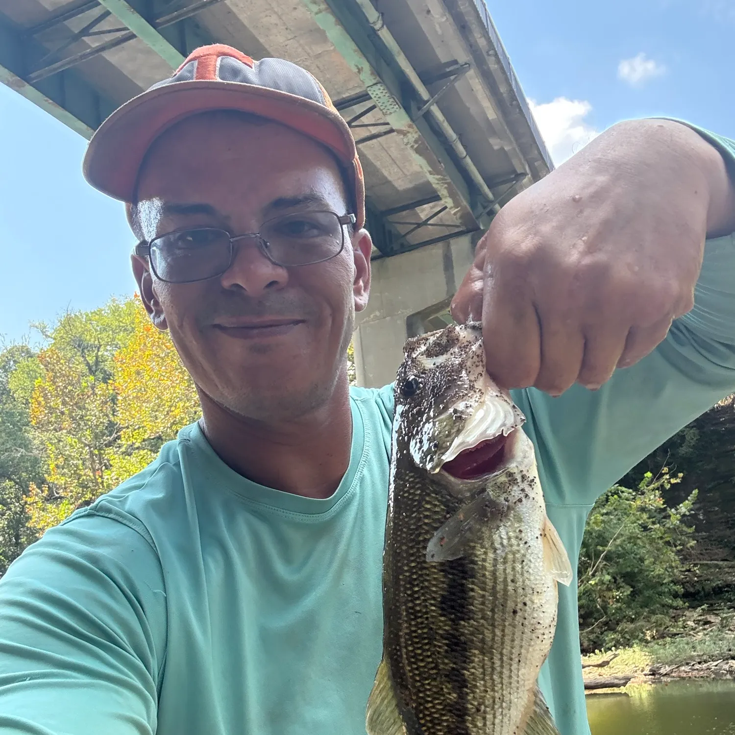Spotted bass caught on Fishbrain