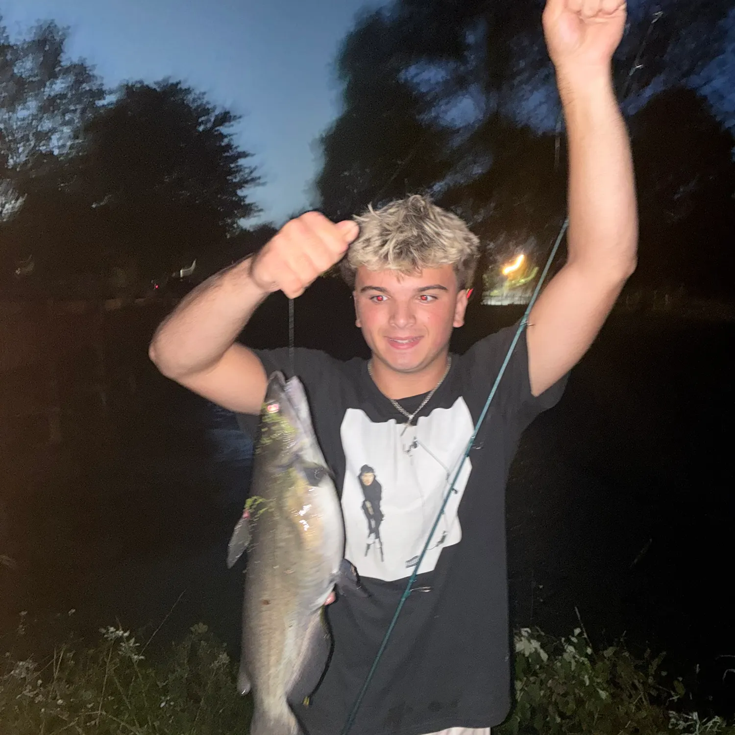 Channel catfish caught on Fishbrain