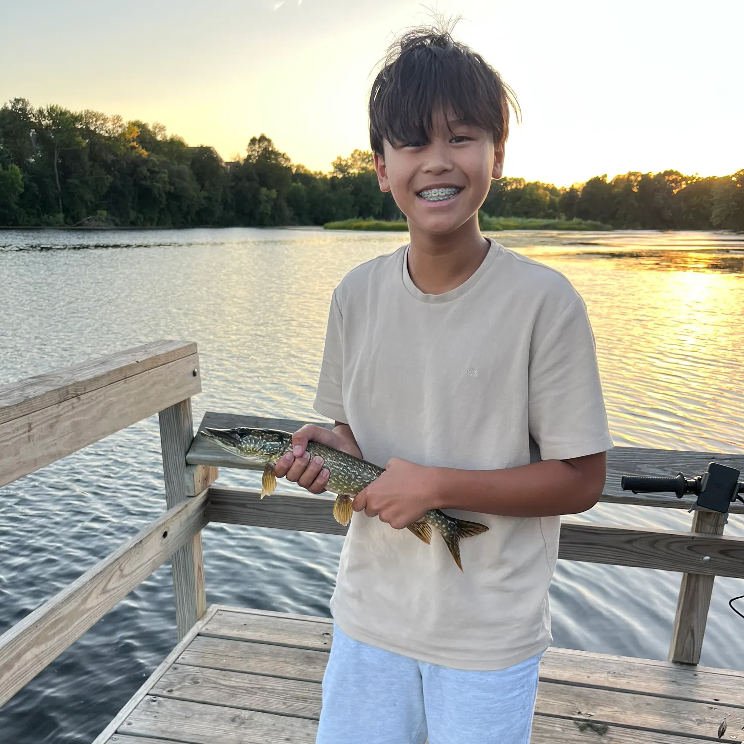 Northern pike caught on Fishbrain