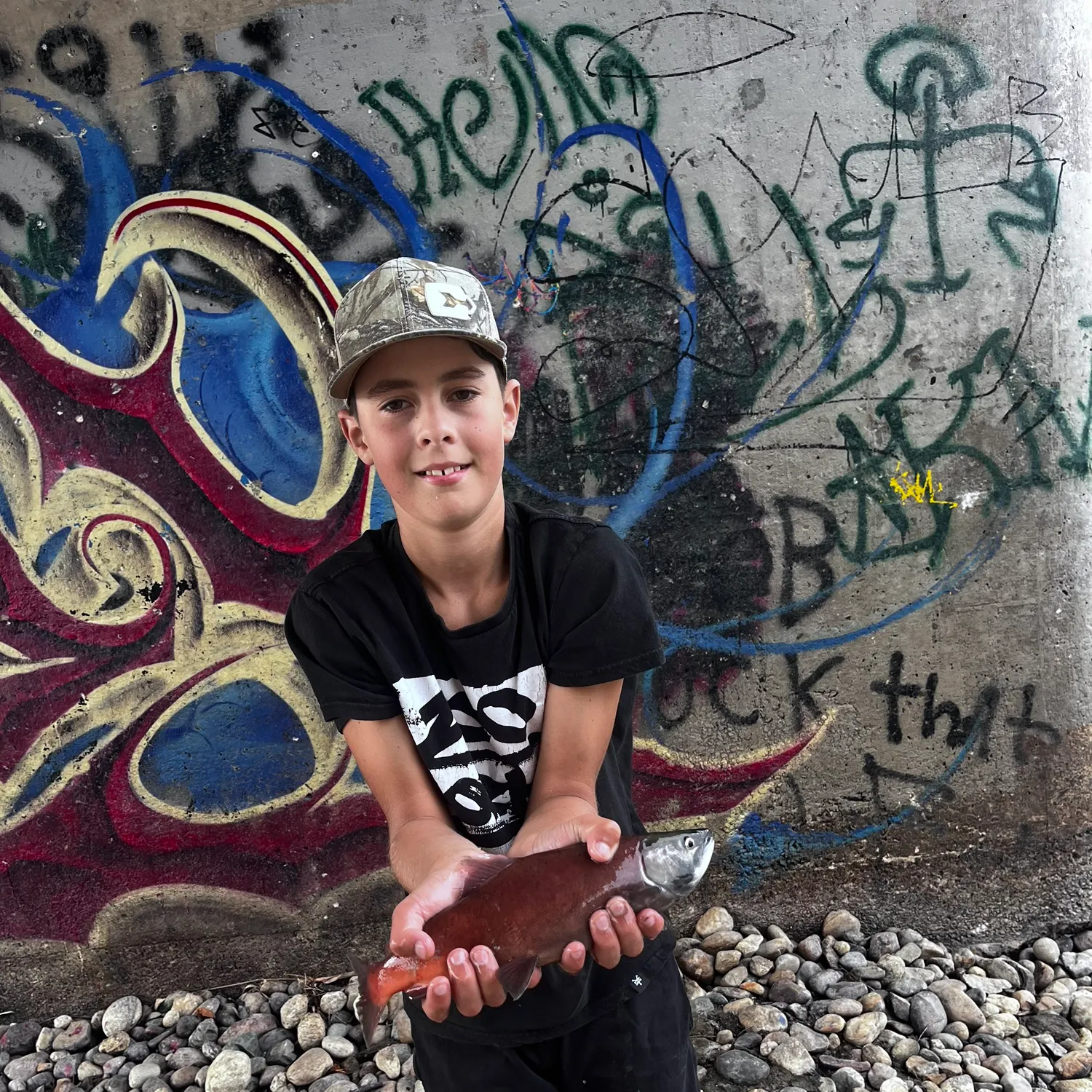 Kokanee salmon caught on Fishbrain