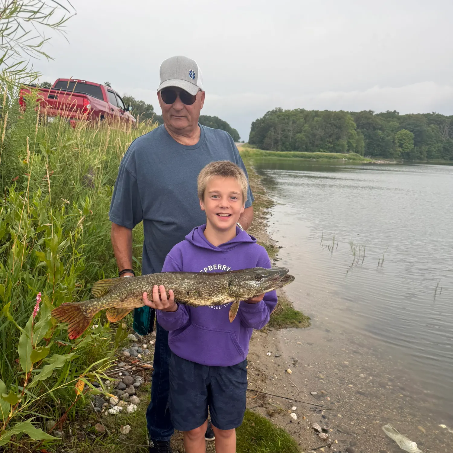 Northern pike caught on Fishbrain