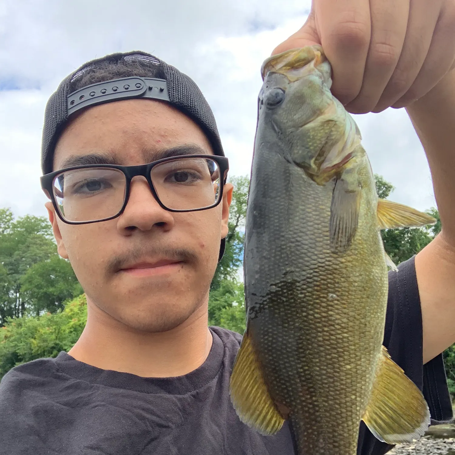 Smallmouth bass caught on Fishbrain