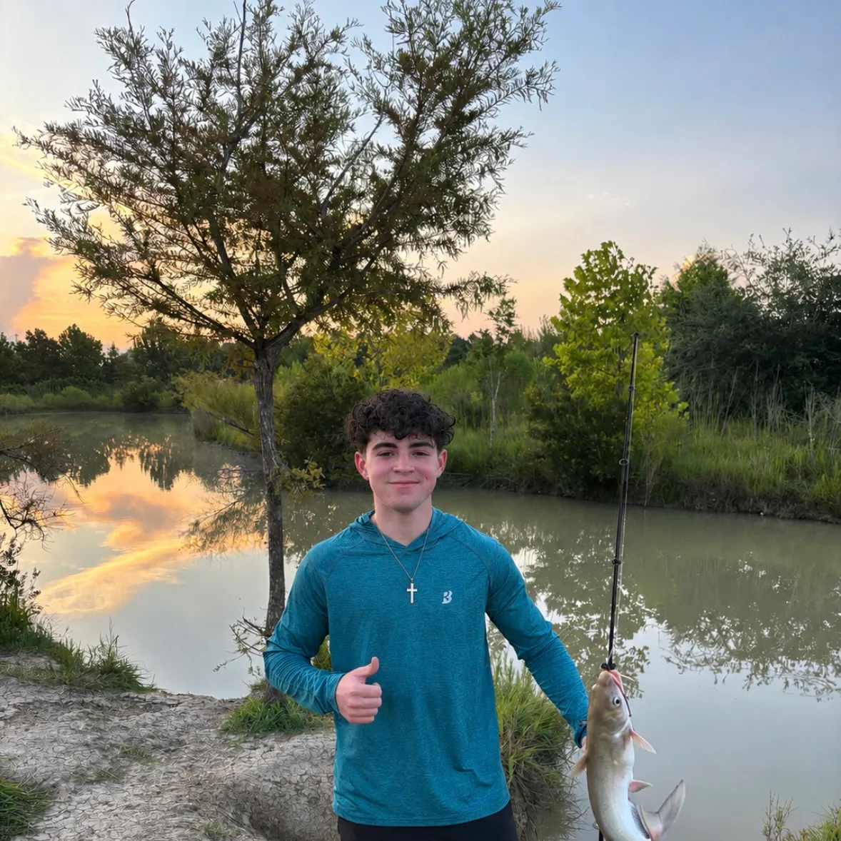 Channel catfish caught on Fishbrain
