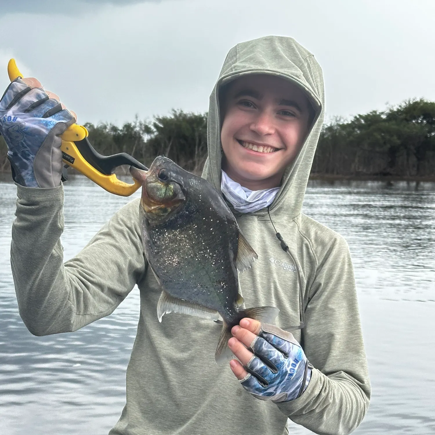 The most recent Small-scaled pacu catches on Fishbrain