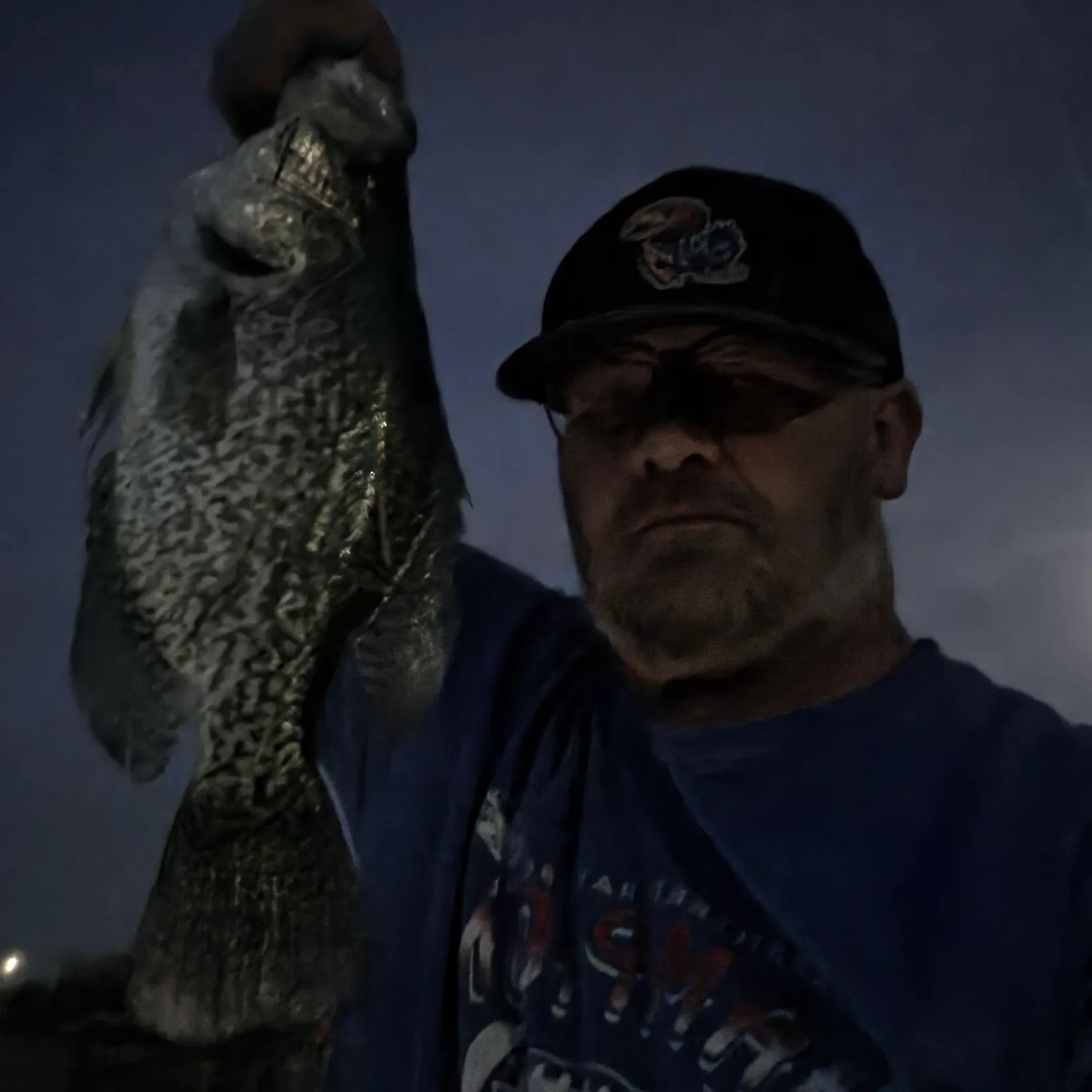 Black crappie caught on Fishbrain