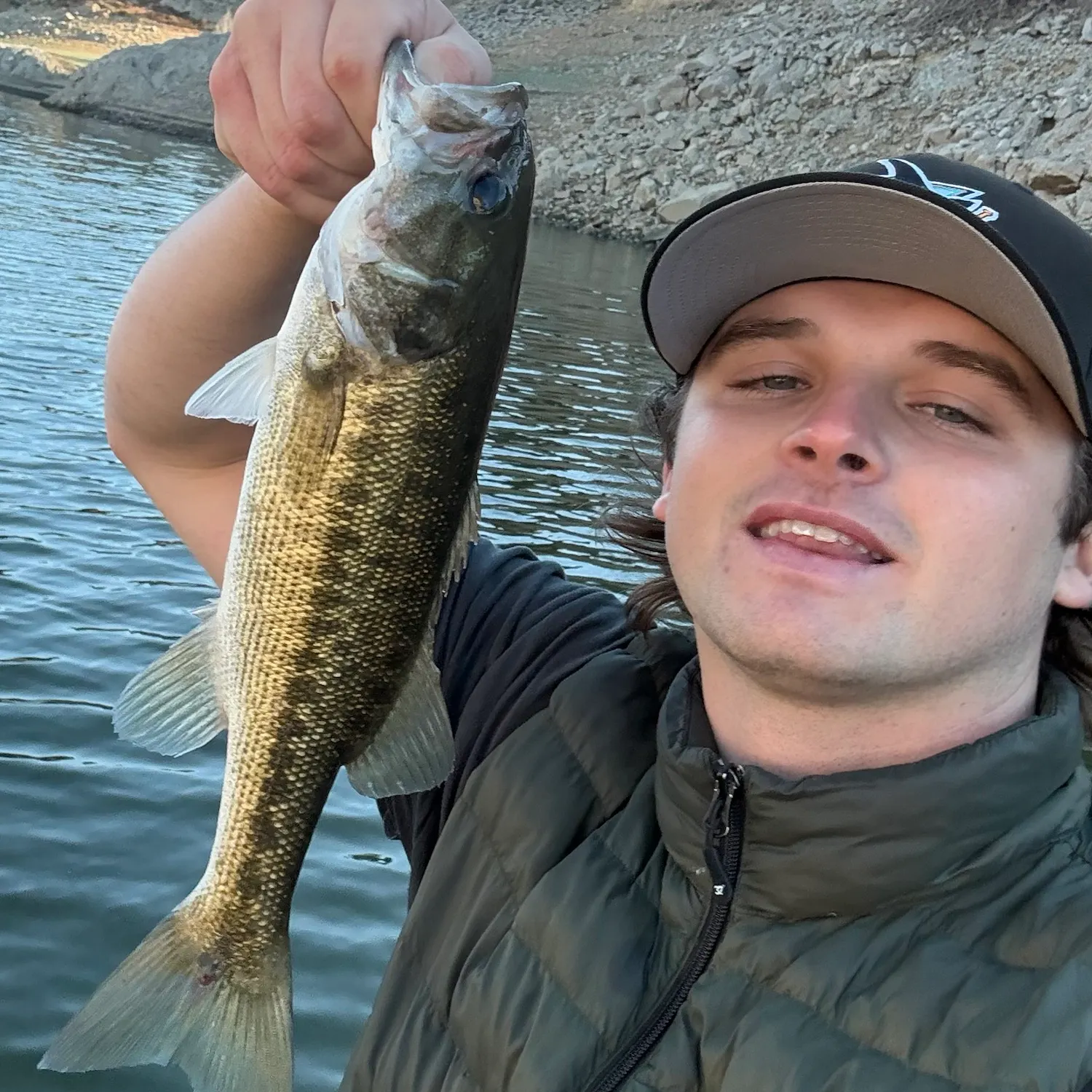 Spotted bass caught on Fishbrain