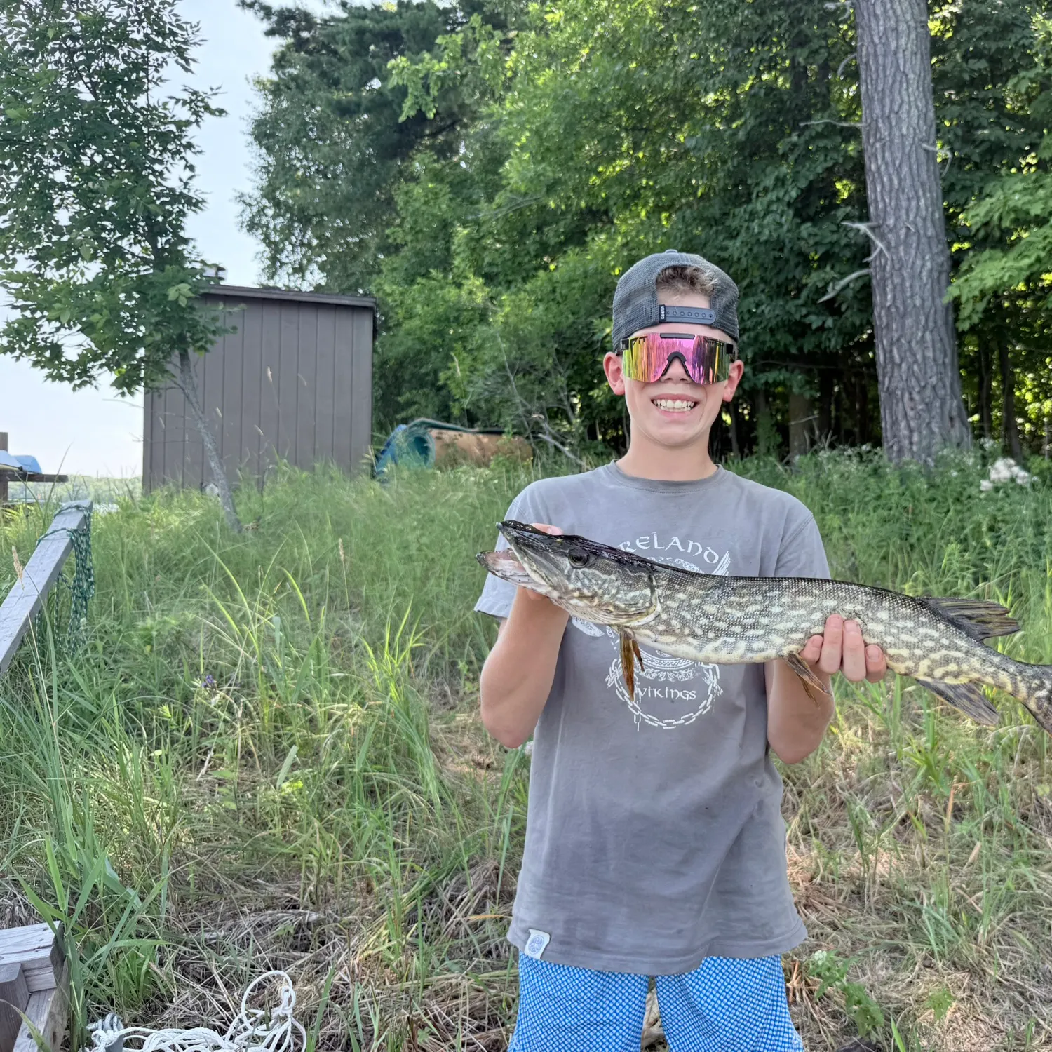 Northern pike caught on Fishbrain