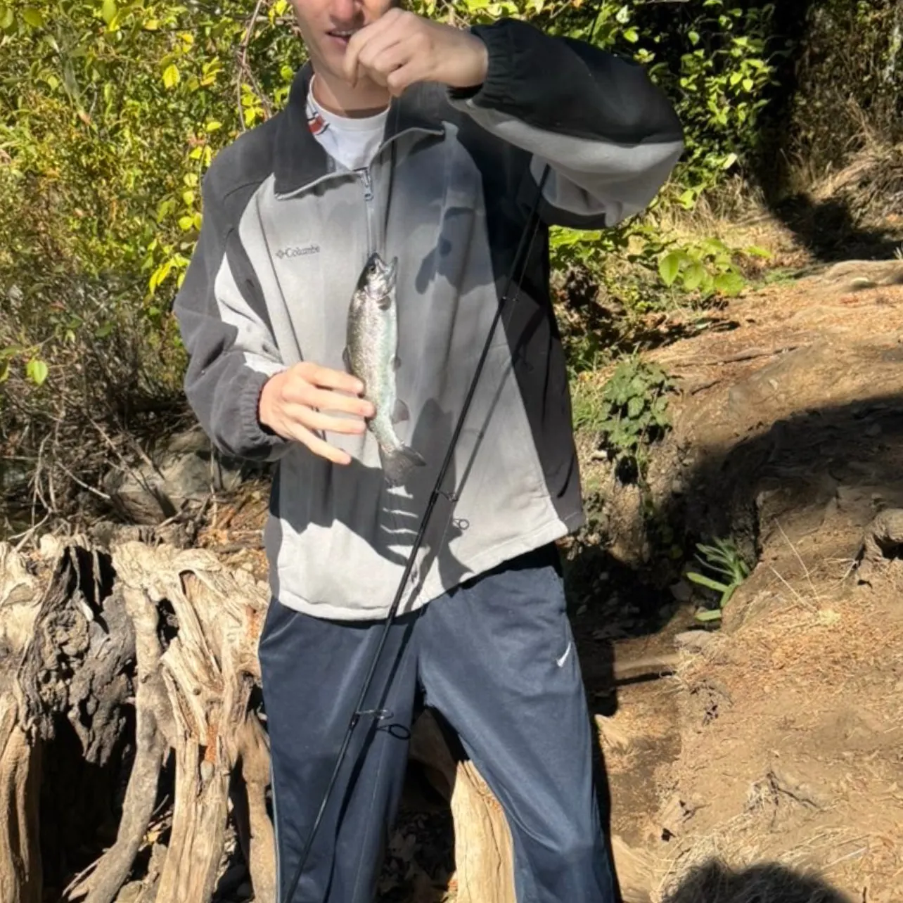 Rainbow trout caught on Fishbrain