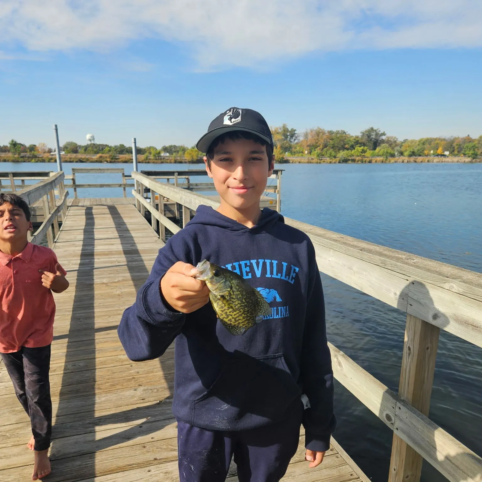 Black crappie caught on Fishbrain