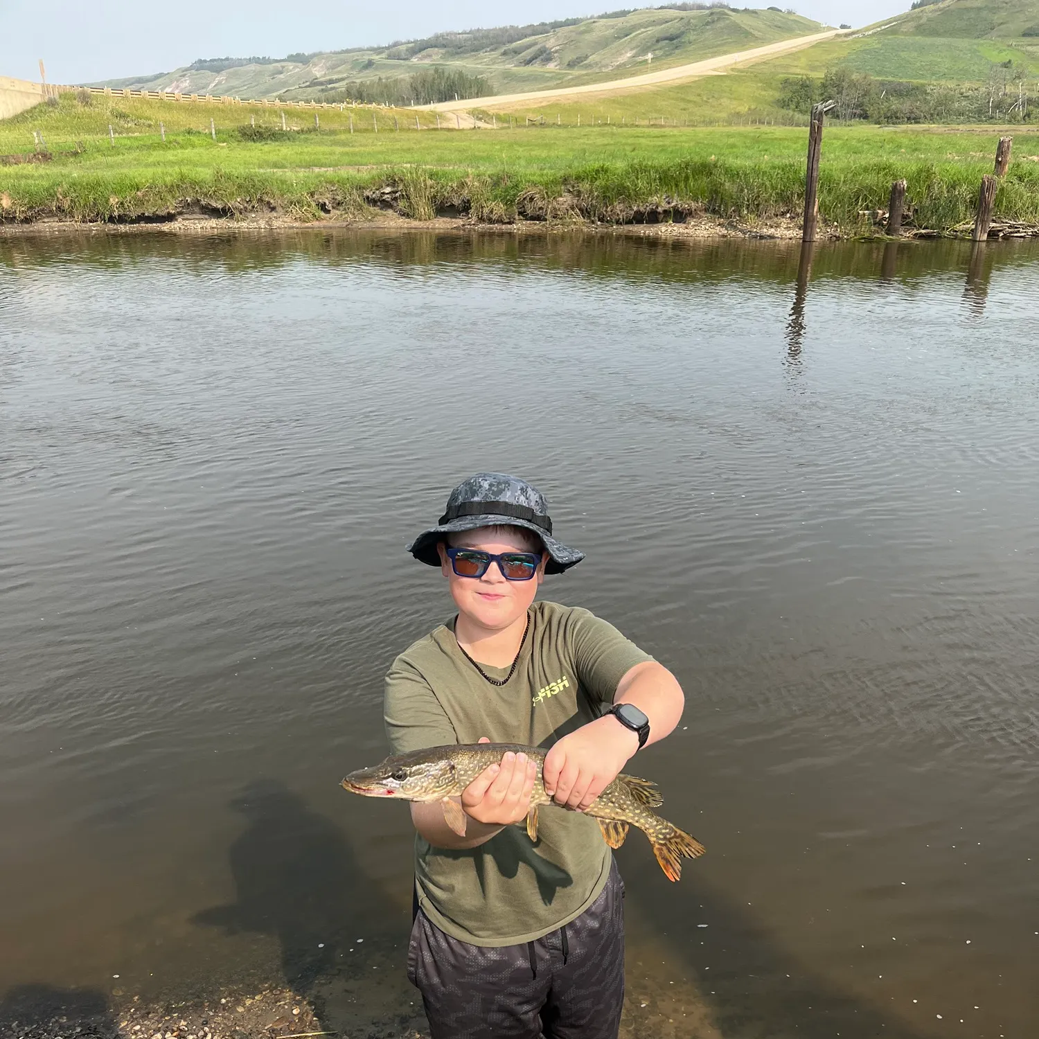 Northern pike caught on Fishbrain