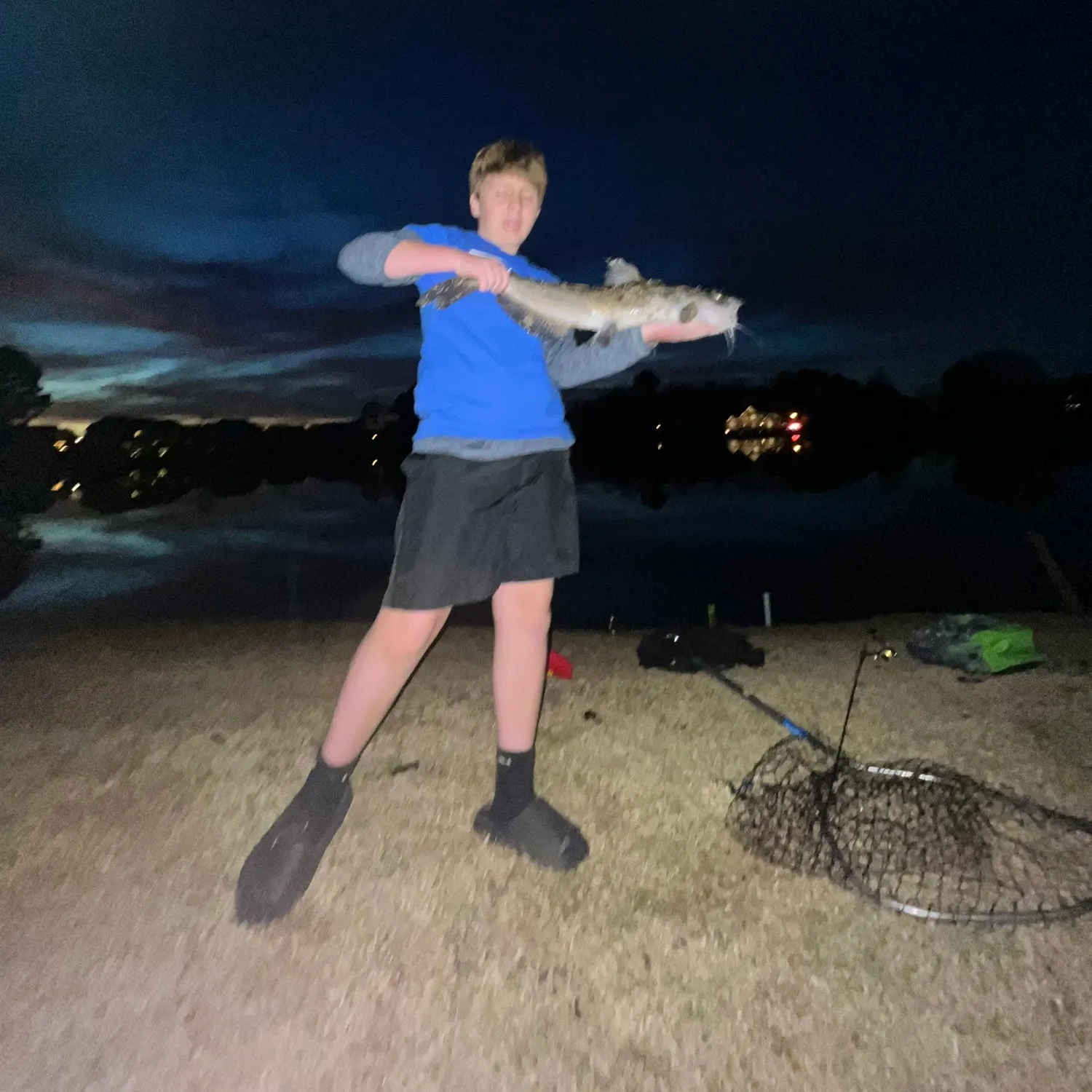 Channel catfish caught on Fishbrain