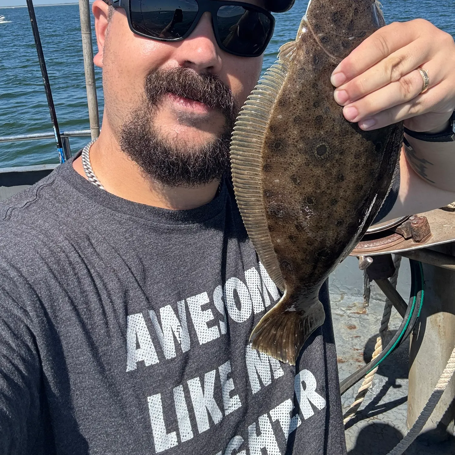 Summer flounder caught on Fishbrain