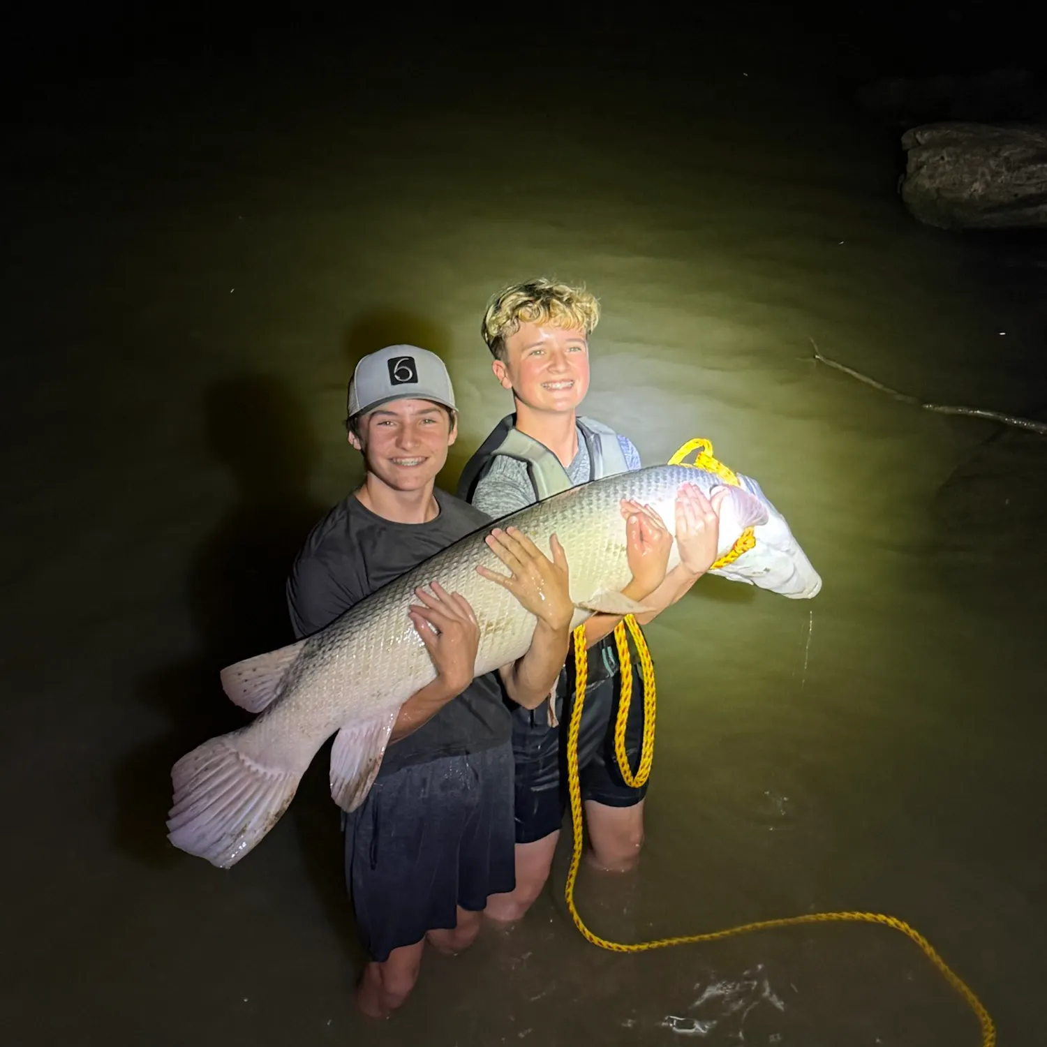 Alligator gar caught on Fishbrain