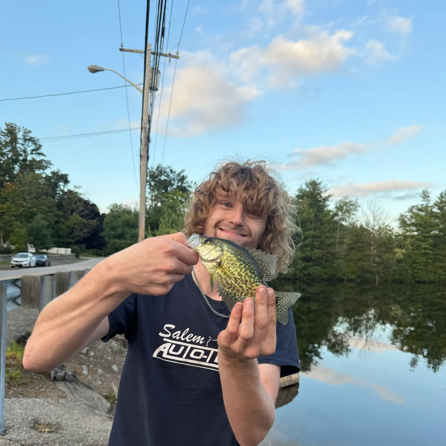 Black crappie caught on Fishbrain