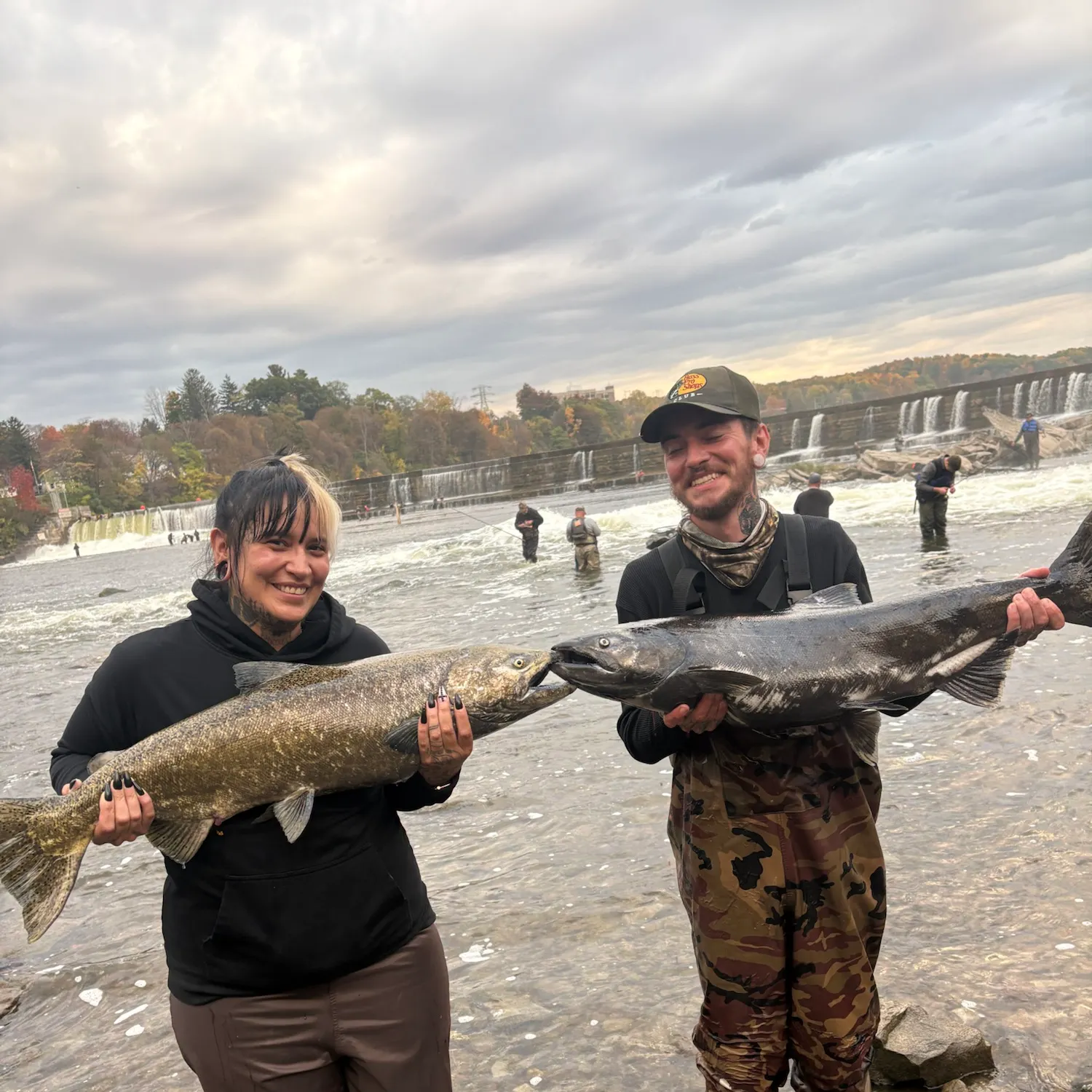 Chinook salmon caught on Fishbrain