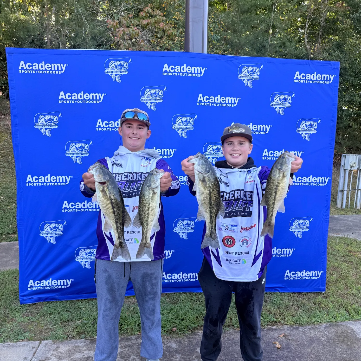 Spotted bass caught on Fishbrain